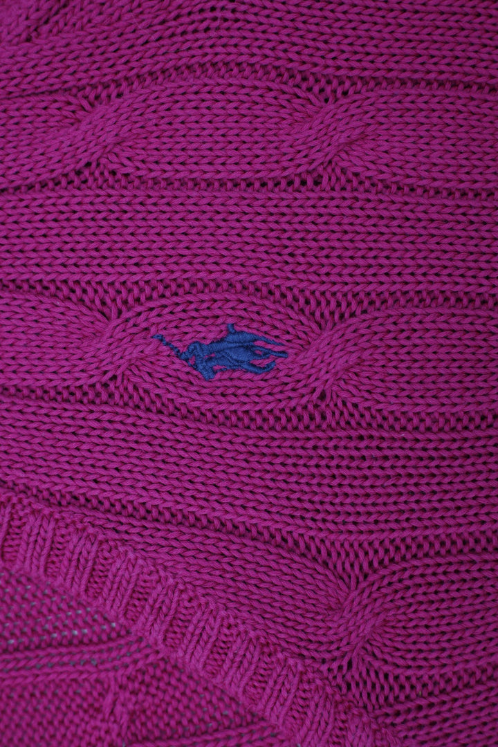 Ladies Ralph Lauren Pima Cotton Cable Knit Sweater Size S