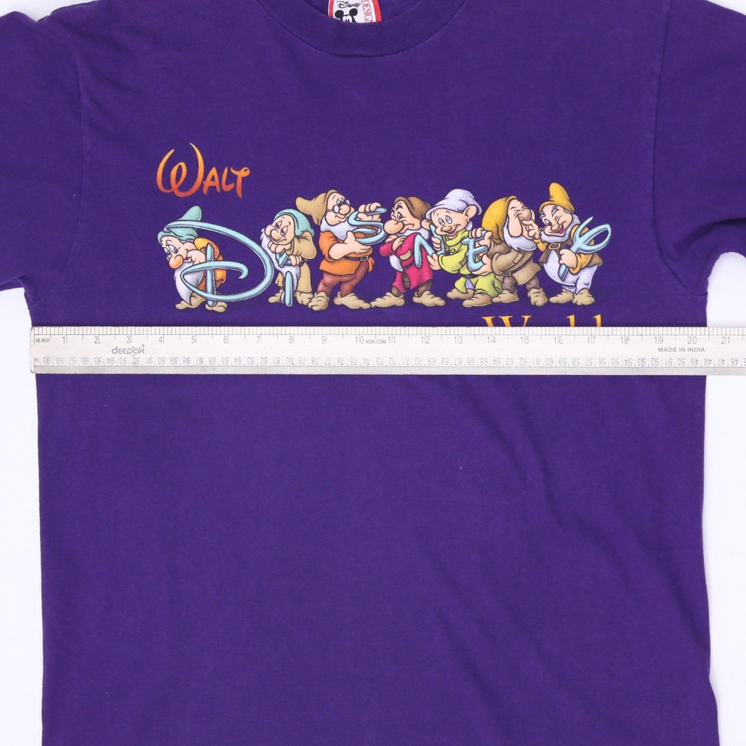 Vintage 90s Disney Designs Seven Dwarfs Walt Disney World T-Shirt Made in USA L