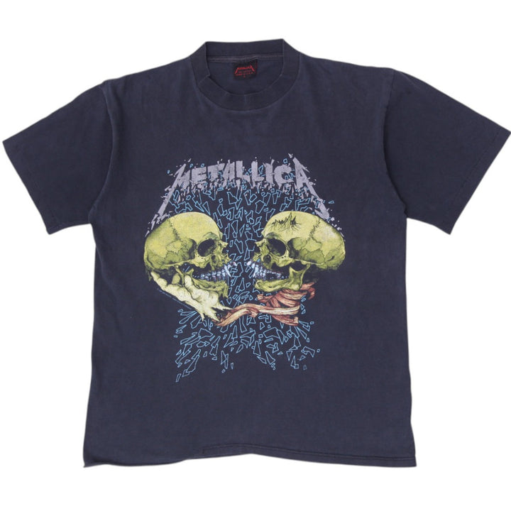 Vintage 90s Metallica "Sad But True" Skulls Band T-Shirt USA Made Brockum Size L
