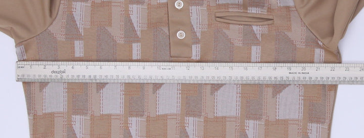 Vintage 70s Aristocrat Dagger CollarChest Pocket Geometric Polo Shirt Size XL | Migration_Shirts - View 7 | Fashion Rerun