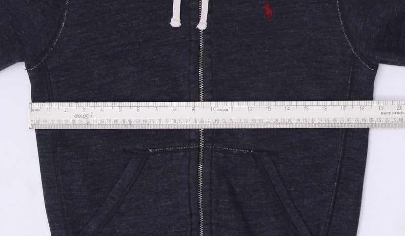 Mens Polo Ralph Lauren Dark Gary Zip Up Pullover Hoodie