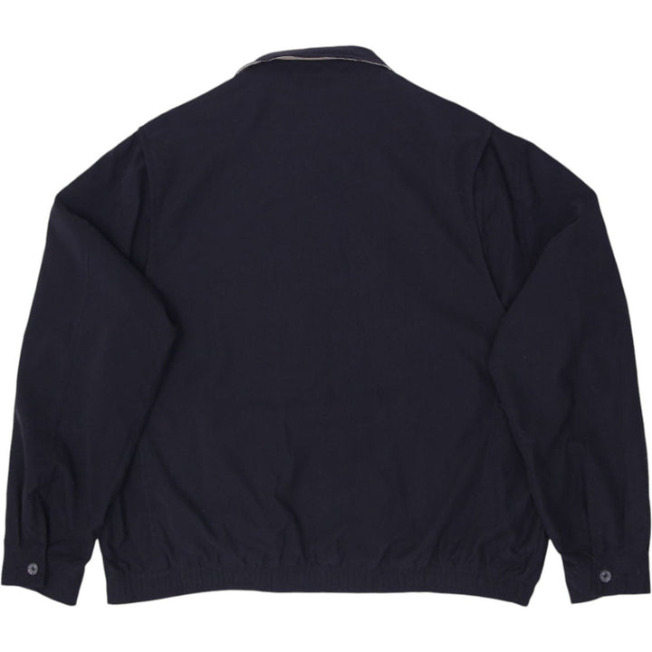 Vintage Mens Polo Ralph Lauren Harrington Jacket Black Full Zip Classic Logo