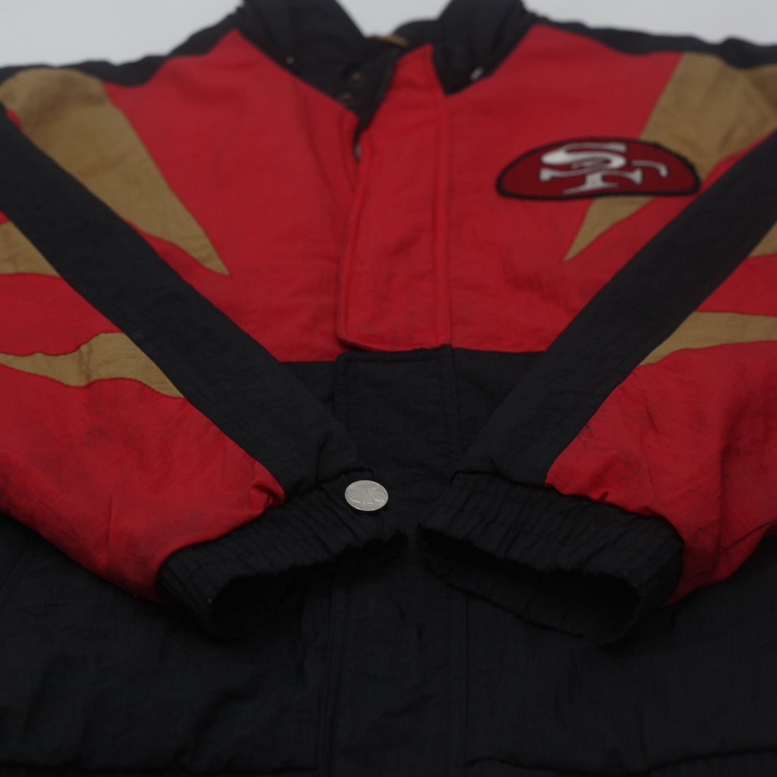 Shop Vintage NFL Pro Line San Francisco 49Ers Quilted Jacket by