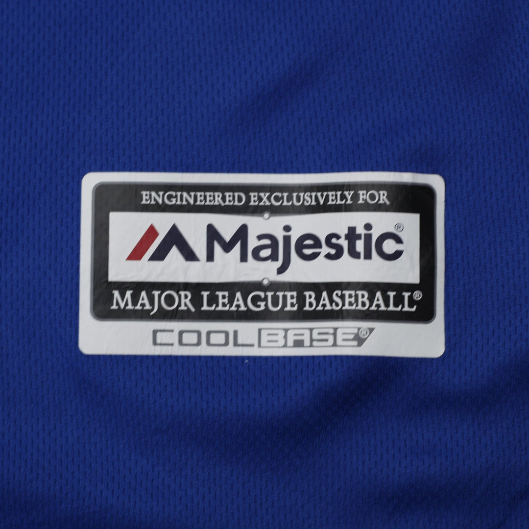 Mens Majestic Blue Jays Baseball Jersey Cool Base Blue Team Logo XL | Migration_Jerseys - Detail View | Fashion Rerun