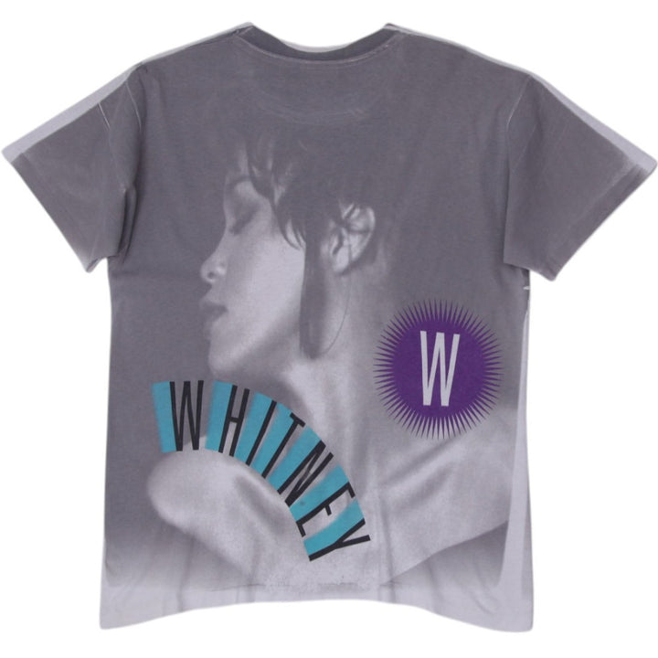 Vintage Whitney Houston Winterland Vintage 90s All Over Print T-Shirt L Made In USA Single Stitch | Migration | Fashion Rerun