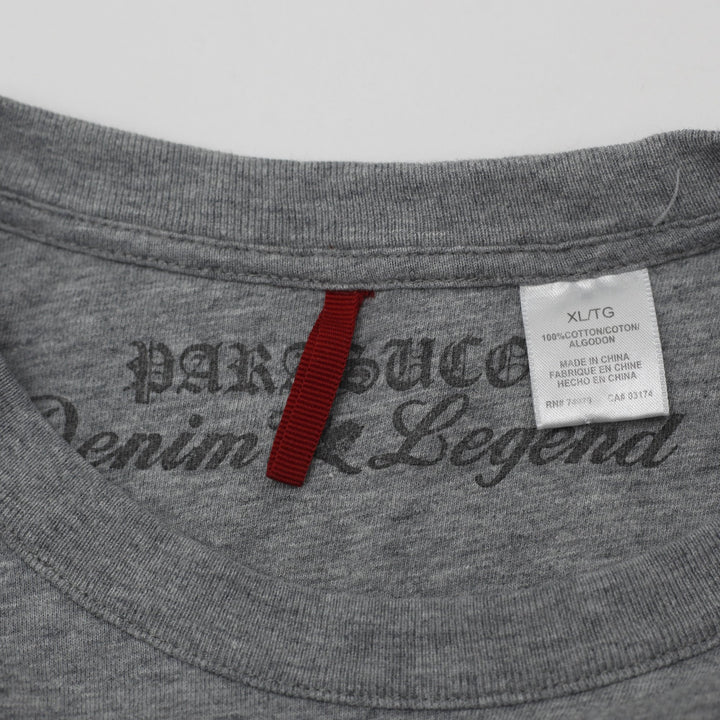 Y2K Mens Parasuco "Denim Legend" 1975 Graphic T-shirt Size XL | Migration_T-Shirts - Back View | Fashion Rerun