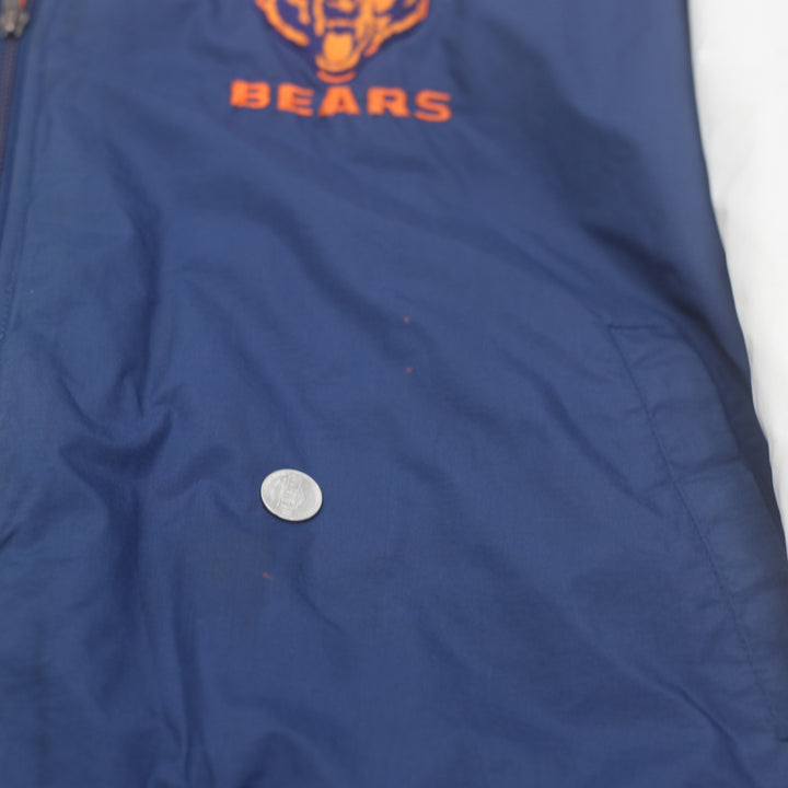 Vintage Chicago Bears Quilted Hooded Jacket-Official Fan Sportswear XXL - Fashion Rerun Vintage Migration_Jacket