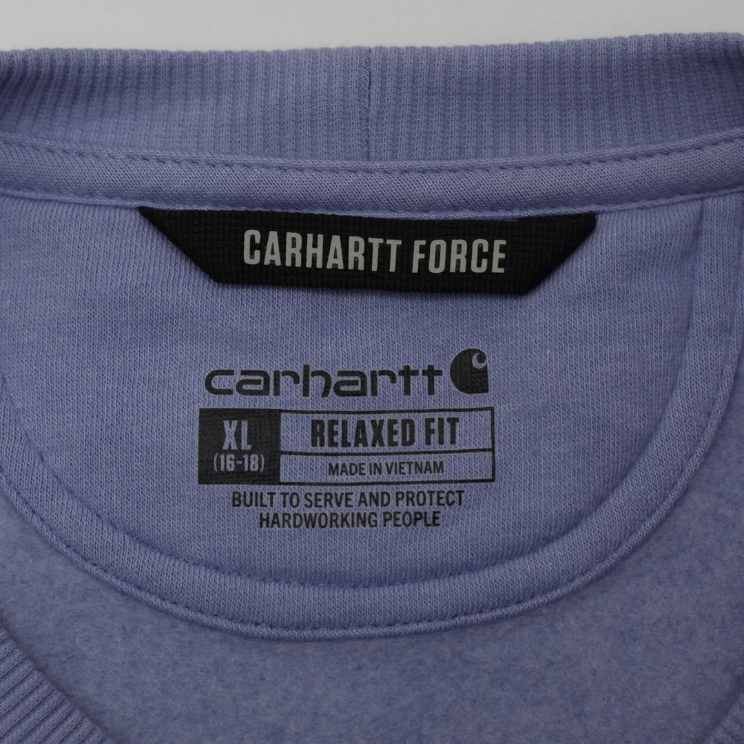 Mens Carhartt Force Relaxed Fit Crewneck Sweatshirt Size XL