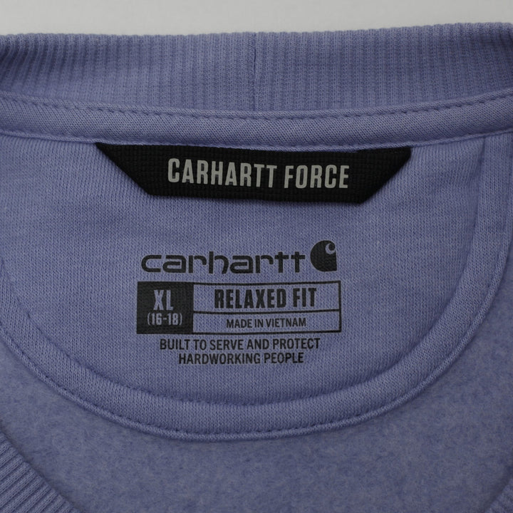 Mens Carhartt Force Relaxed Fit Crewneck Sweatshirt Size XL