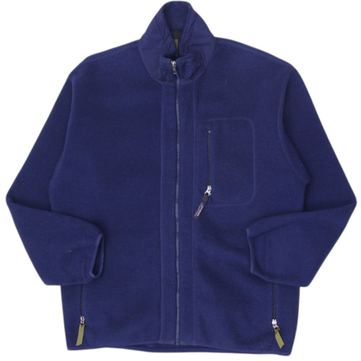 Vintage Patagonia Mens L Navy Full Zip Synchilla Fleece Jacket Made in USA | Migration_Fleece | Fashion Rerun