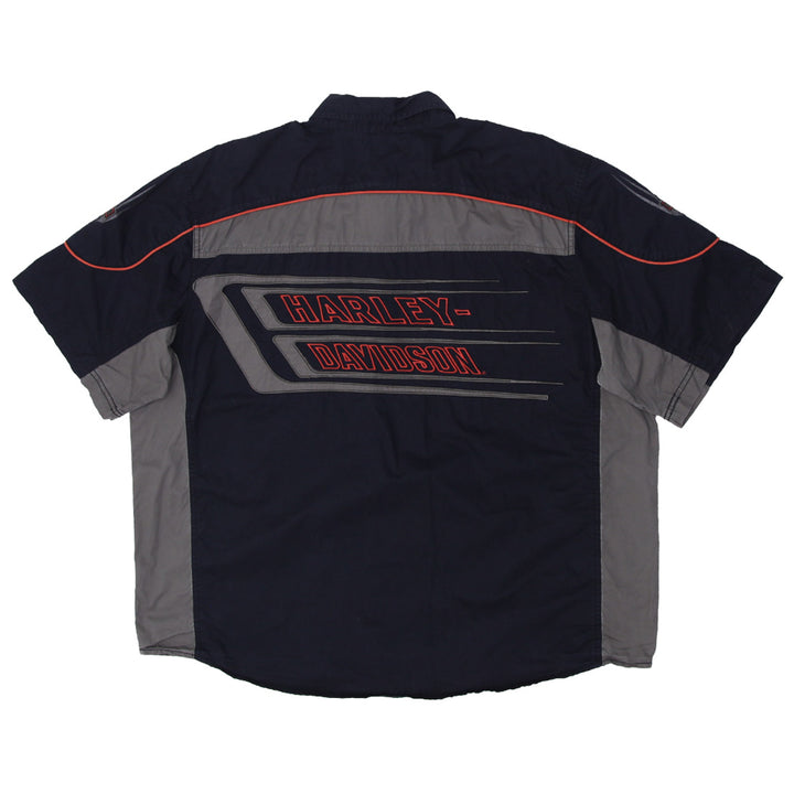 Mens Harley Davidson MotorClothes Button Down Shirt - Fashion Rerun Vintage Migration_Shirt