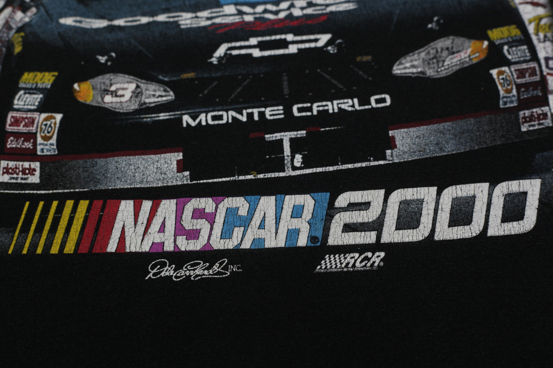 2000 Vintage Dale Earnhardt Nascar Winston Cup Schedule Racing T-Shirt XL - Fashion Rerun Vintage Migration_T-Shirt