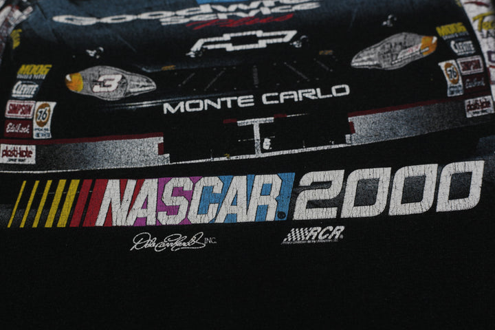 2000 Vintage Dale Earnhardt Nascar Winston Cup Schedule Racing T-Shirt XL - Fashion Rerun Vintage Migration_T-Shirt