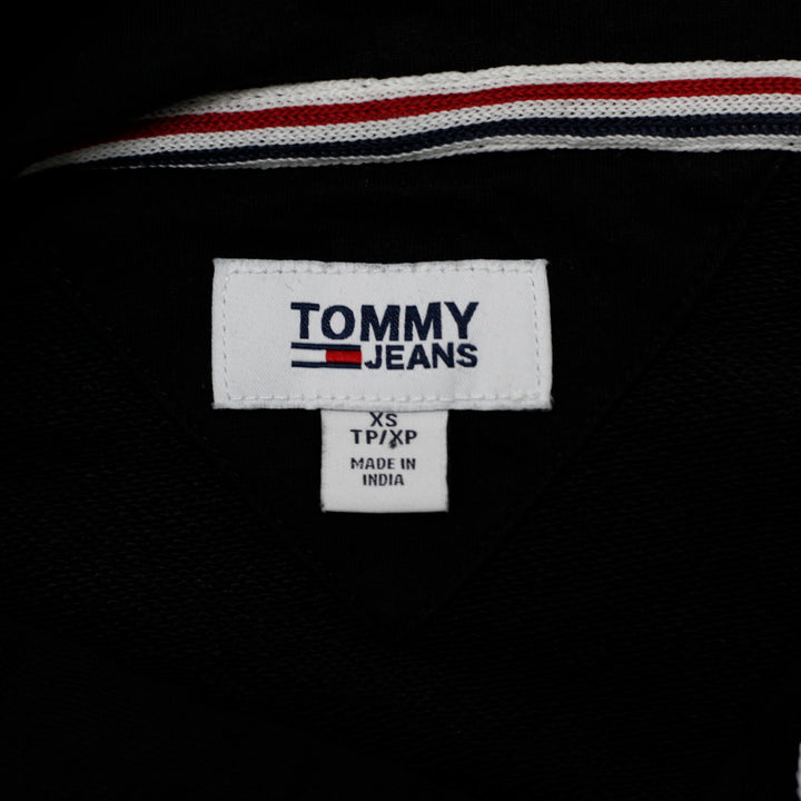 Ladies Tommy Jeans Collegiate Arch Logo Pullover Cropped Hoodie Size XS
