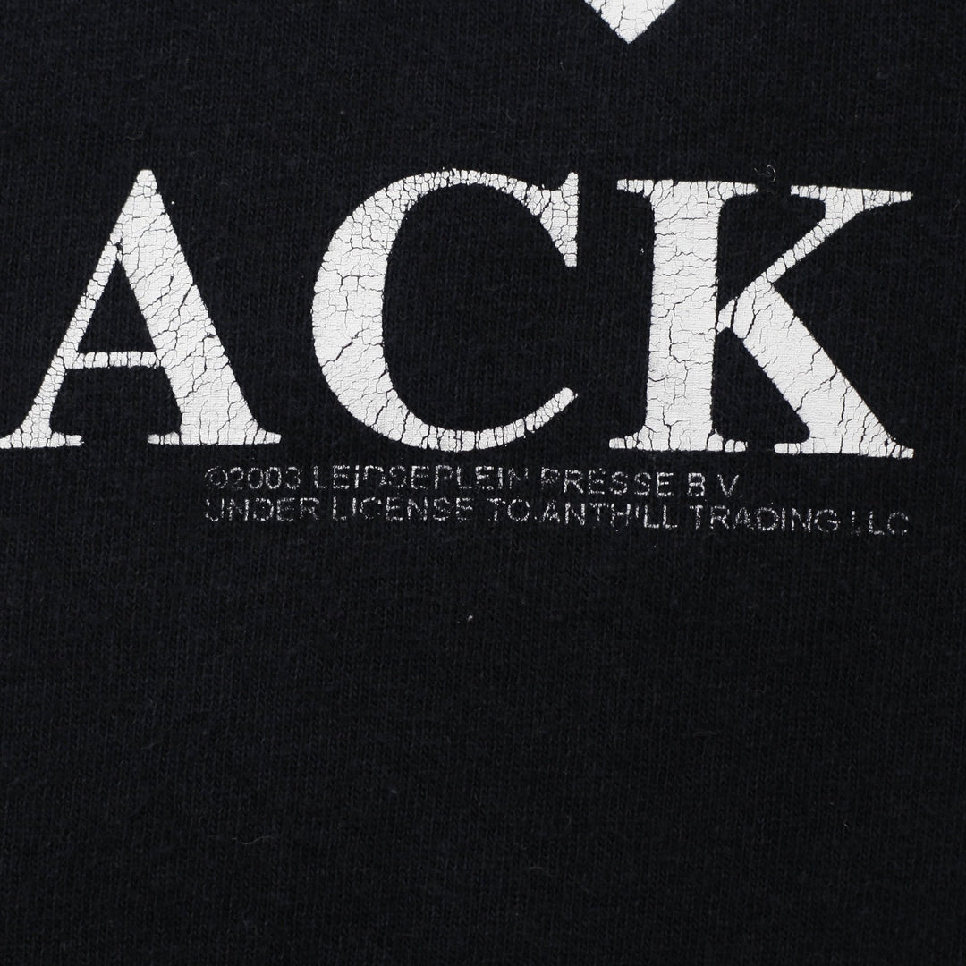 Vintage Mens Anvil AC/DC Back In Black Band T-Shirt