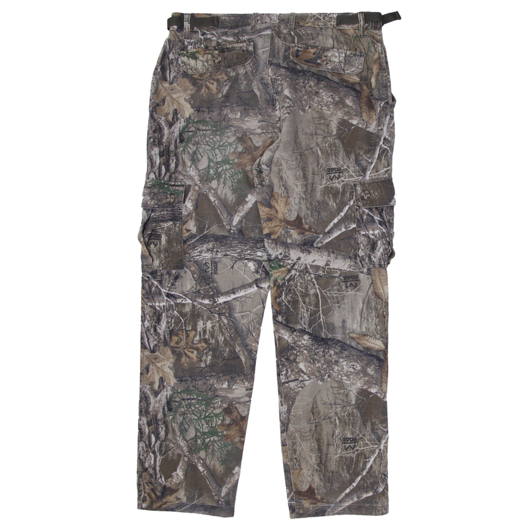 Mens Realtree Adjustable Waist Cargo Pants