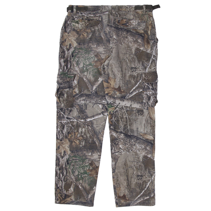 Mens Realtree Adjustable Waist Cargo Pants