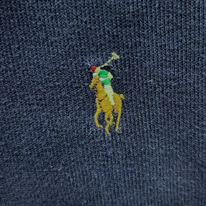 Mens Polo Ralph Lauren Estate Rib Navy Quarter Zip Sweater L | Migration_Knitwear & Sweaters RL Collection - | Fashion Rerun