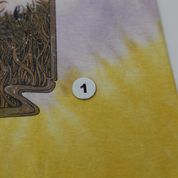 Mens Grateful Dead Tie Dye Graphic 1973 Concert Style T-Shirt Size L