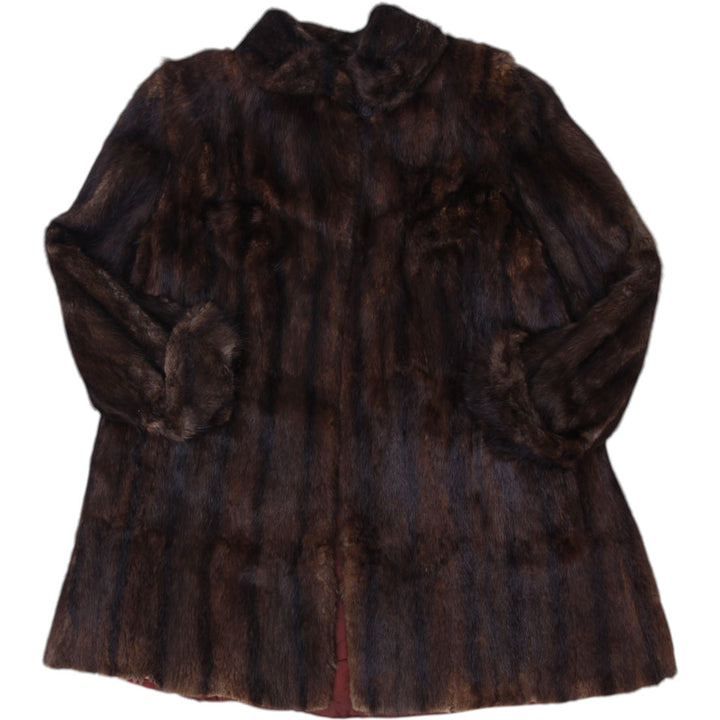 60's Muskrat Fur Coat