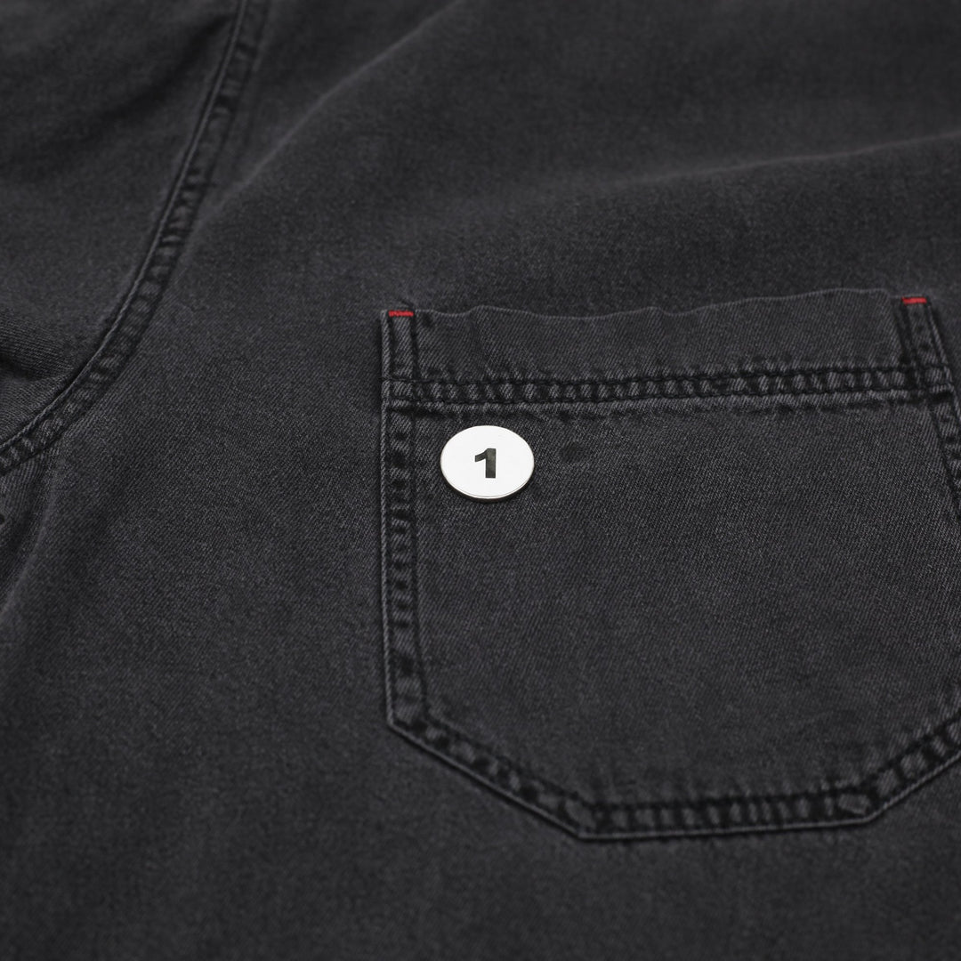 Vintage Levi's Men's Black Denim Long Sleeve Overshirt Size XL