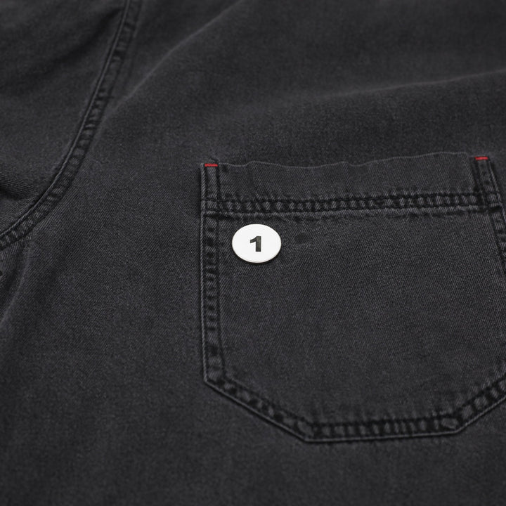 Vintage Levi's Men's Black Denim Long Sleeve Overshirt Size XL
