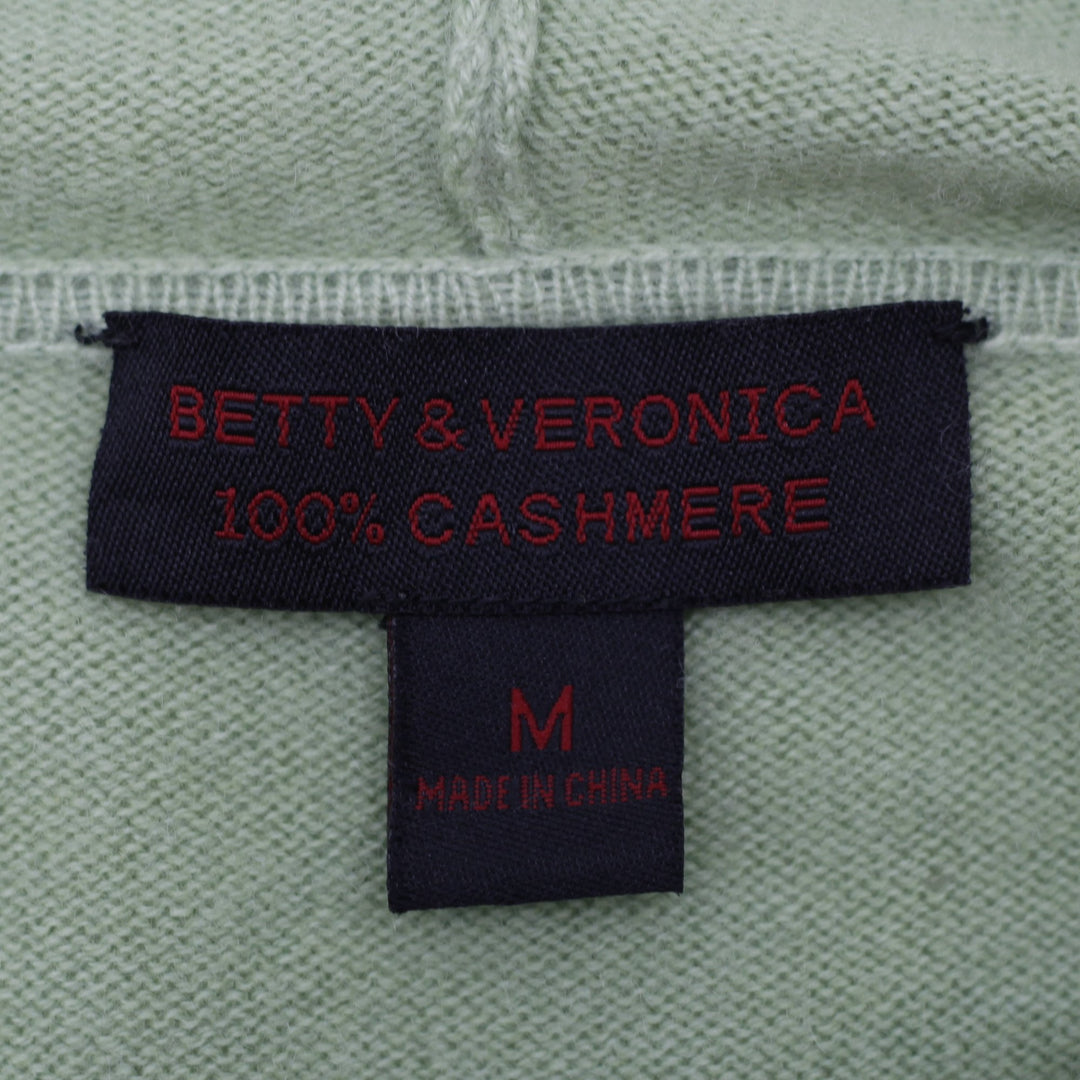 Ladies Betty & Veronica 100% Zip Hooded Cashmere