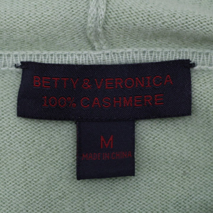 Ladies Betty & Veronica 100% Zip Hooded Cashmere