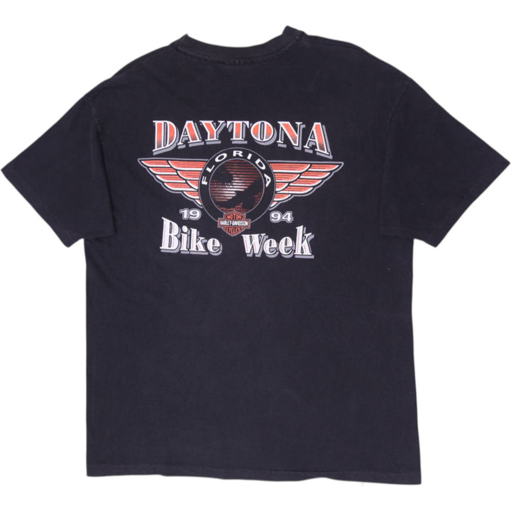 Vintage 1993 Harley Davidson Eagle Milwaukee Wisconsin T-Shirt Made in USA Sz XL