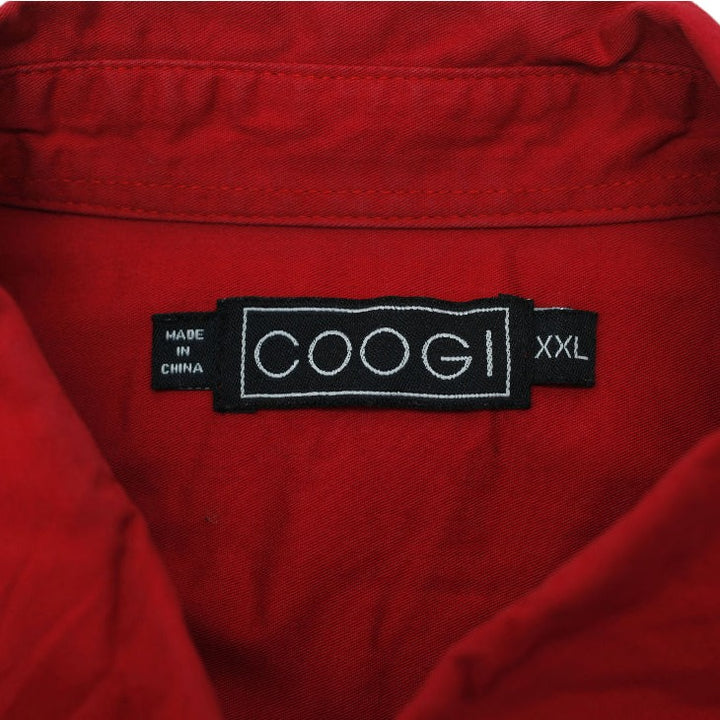 Coogi Short Sleeve Cotton Buttoned patch Details Shirt Size XXL | Migration_Shirts - Back View | Fashion Rerun