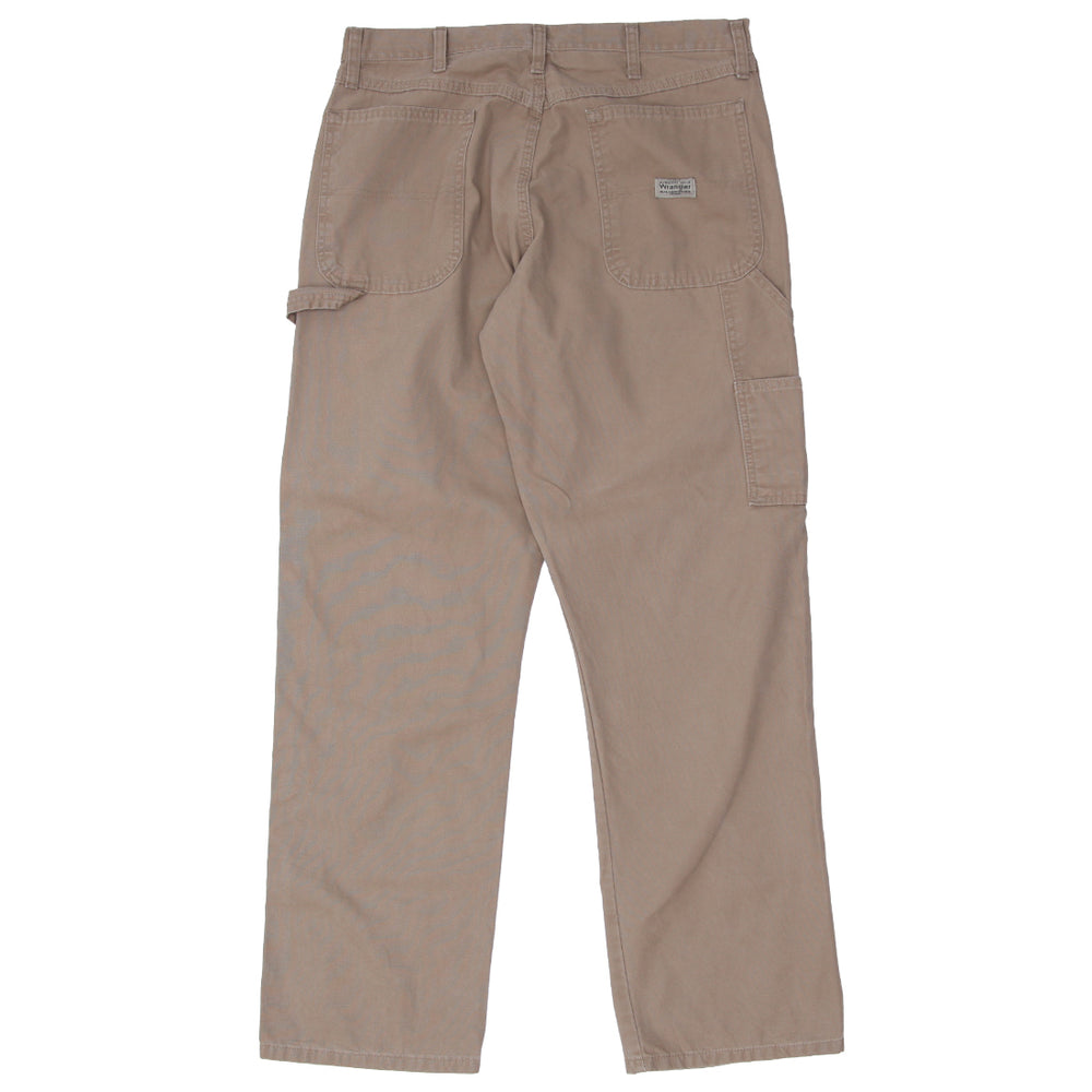 Mens Wrangler Carpenter Pants Brown - Fashion Rerun Vintage Migration_Pants