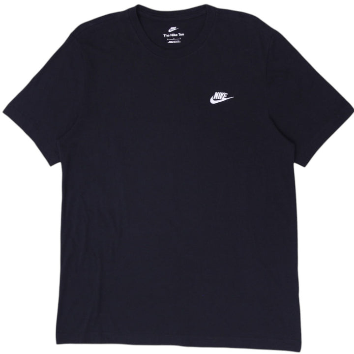 Mens The Nike Tee Black T-Shirt Embroidered Logo Size L
