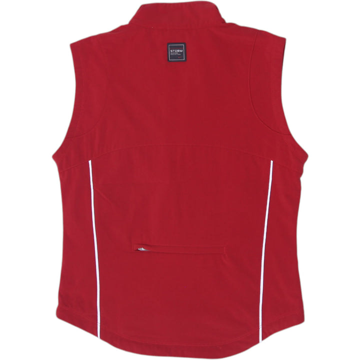 Vintage Ladies Nike Sphere Red Full Zip Running Vest Size XS