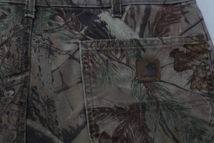 Mens Customize Carhartt B235 CAP Dungaree Fit Realtree Cap Workwear Pants