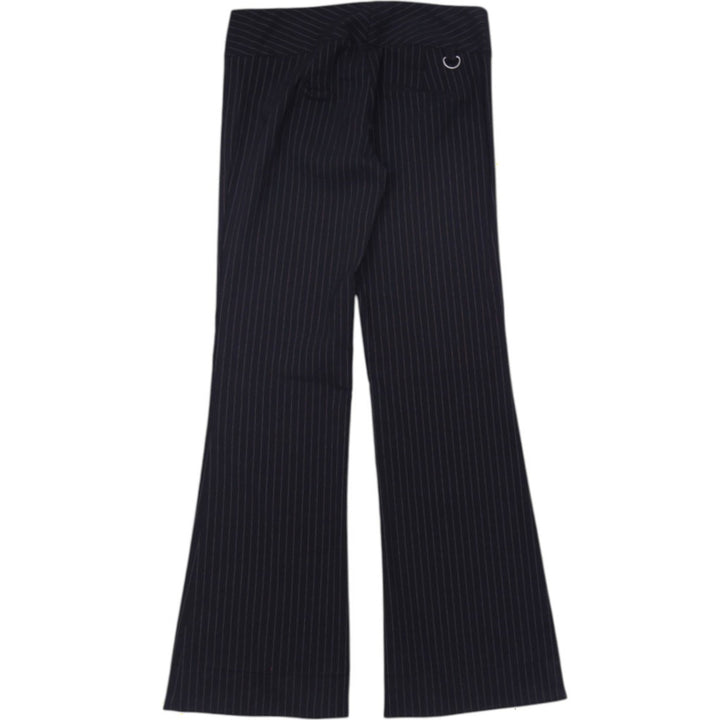 Y2K Ladies Wearever Low Rise Pinstripe Flare Pants Size 7