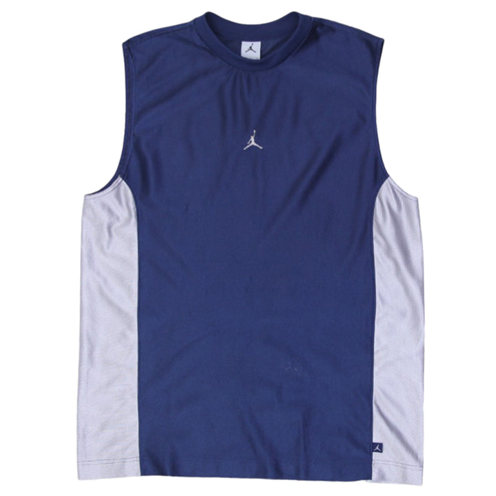 Mens Embroidered Jordan Logo Sleeveless Jersey
