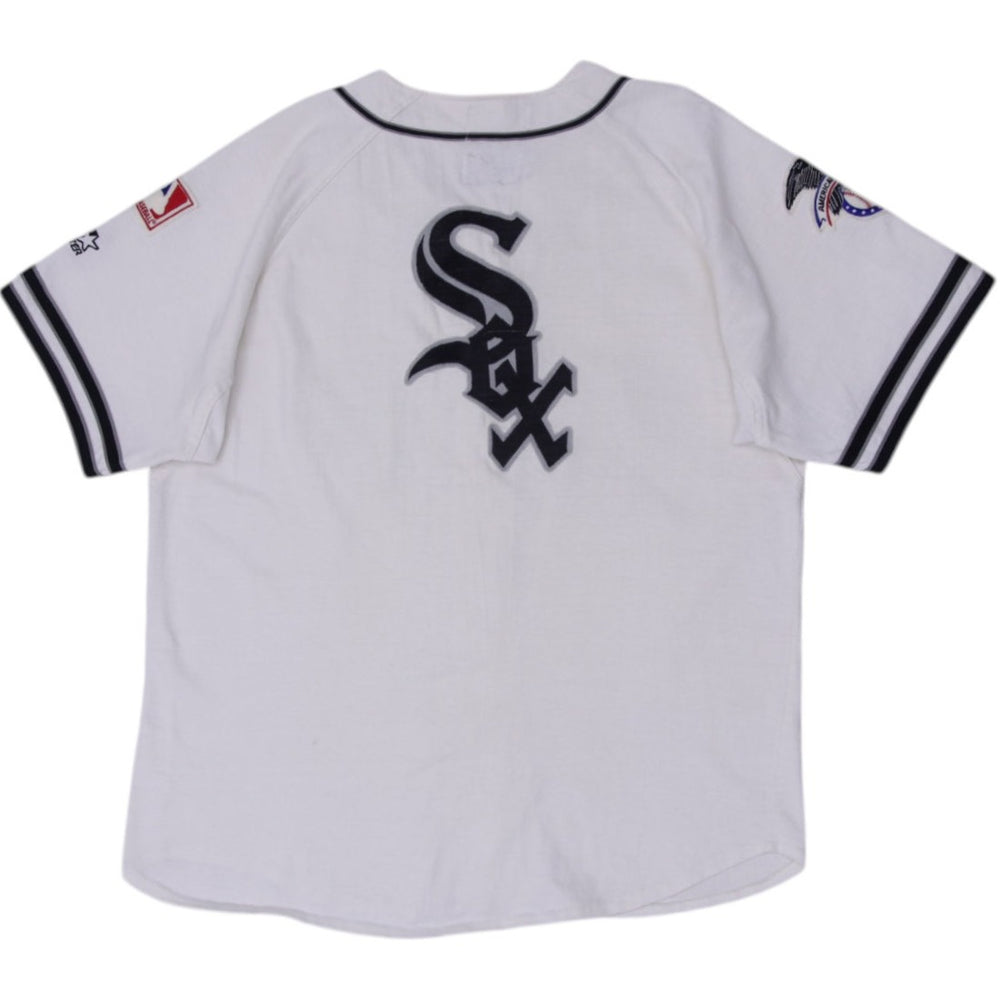 Vintage 1990s Chicago White Sox Starter Baseball Jersey MLB Mens M | Migration_Jerseys - Side View | Fashion Rerun
