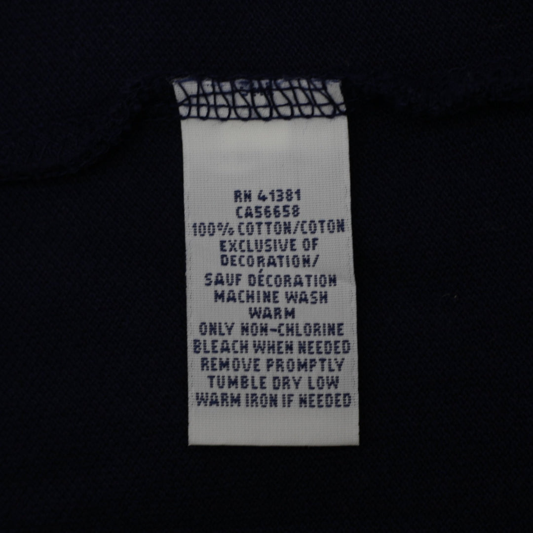 Mens Polo Ralph Lauren Big Pony Crest Sash Polo T-Shirt Navy Blue Size XL