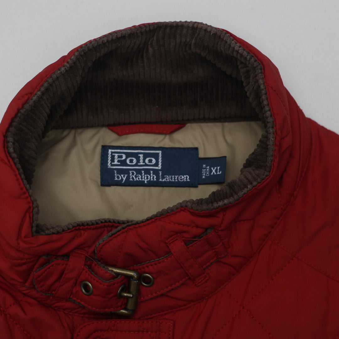 Vintage Polo Ralph Lauren Full Zip Button Down Quilted Vest Size XL - Fashion Rerun Vintage Migration_Jacket