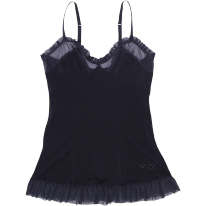 Y2K Ladies Victorias Secret Ruffle Trim Camisole top Size M | Migration_Y2K Tops | Fashion Rerun