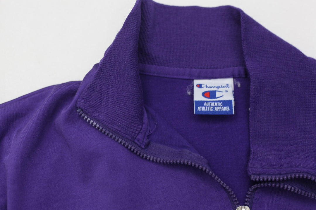 Vintage Champion Utah Jazz Quarter Zip NBA Shooting Shirt Size 48 - Fashion Rerun Vintage Migration_Jersey