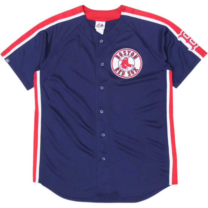 Vintage Mens Majestic Boston Red Sox Navy Baseball Jersey L | Migration_Jerseys | Fashion Rerun