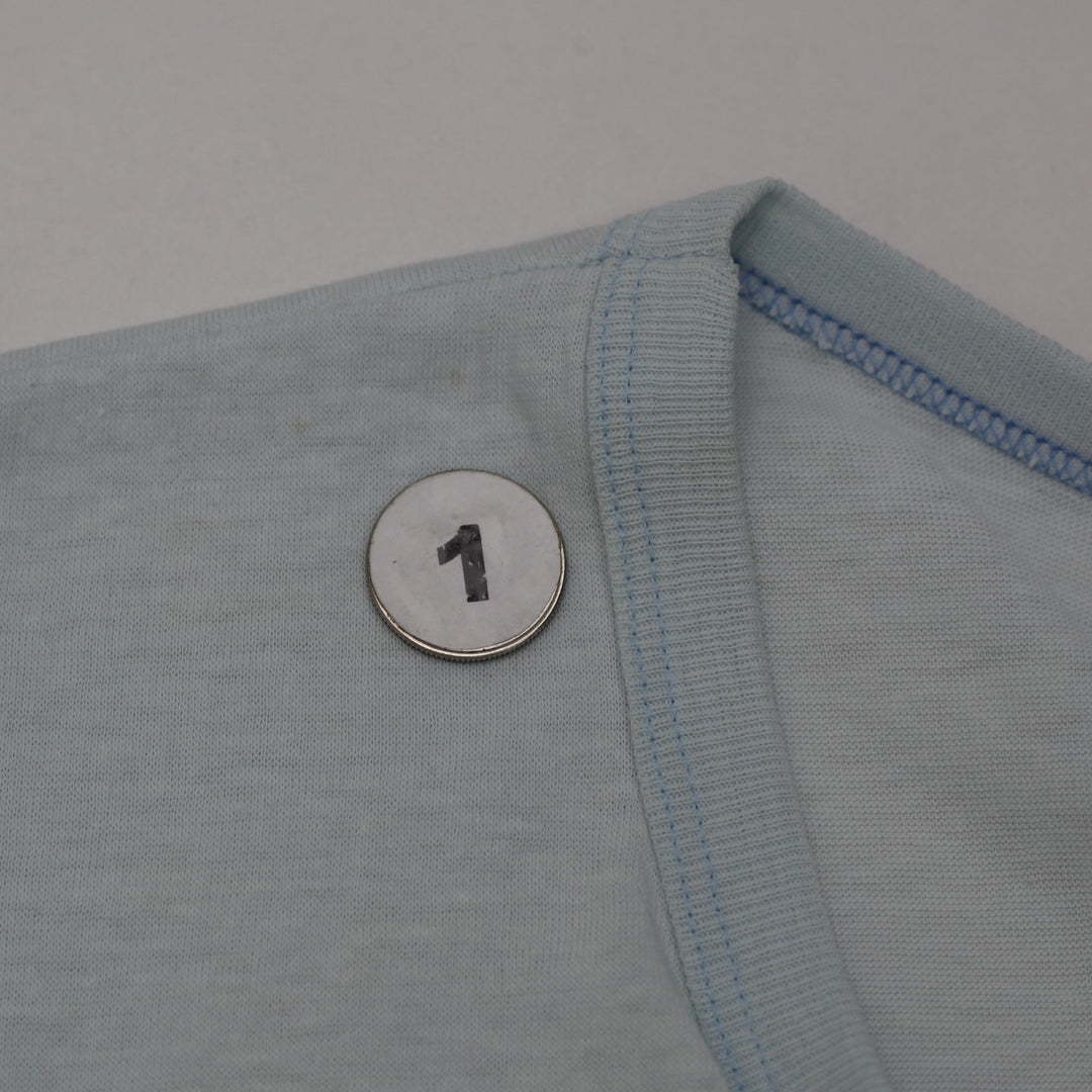 Vintage 1982 E.T. The Extra-Terrestrial T-Shirt Light Blue #1 Mom Back Graphic Made In USA Single Stitch M
