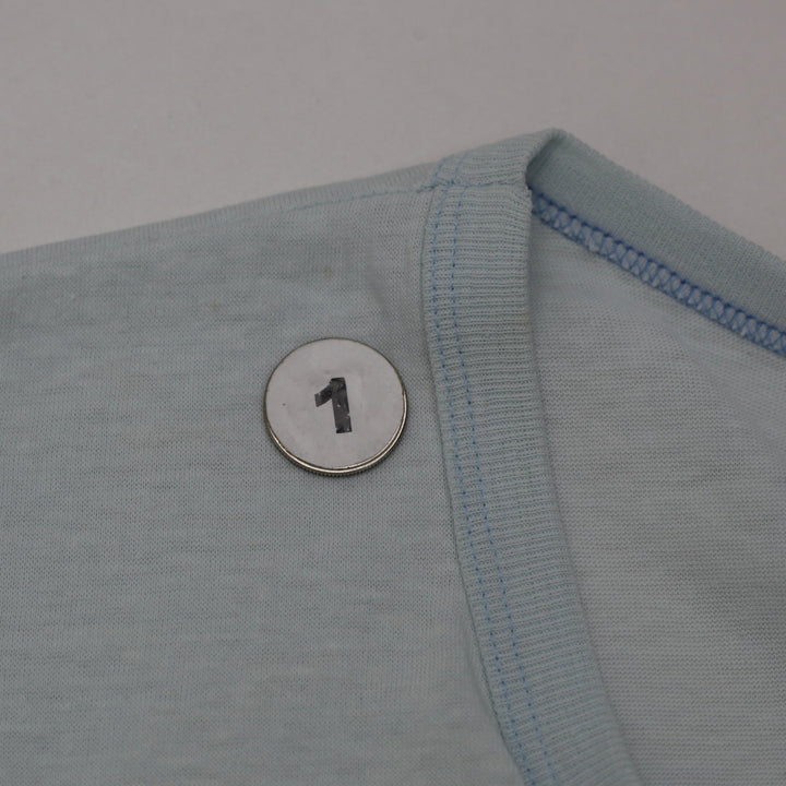 Vintage 1982 E.T. The Extra-Terrestrial T-Shirt Light Blue #1 Mom Back Graphic Made In USA Single Stitch M