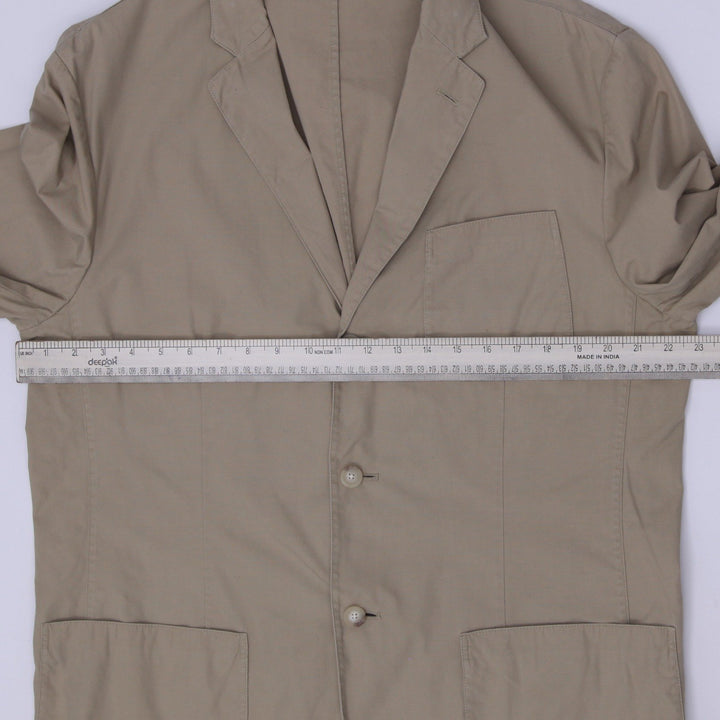 Vintage Ralph Lauren Cotton Ripstop 3-Button Unstructured Blazer Size L
