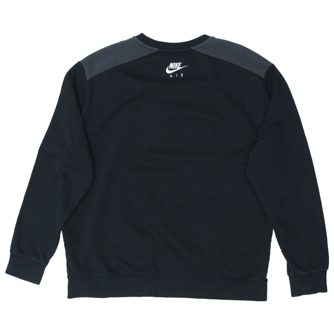 Mens Nike Air Black Crewneck Sweatshirt - Fashion Rerun Vintage Migration_Sweaters