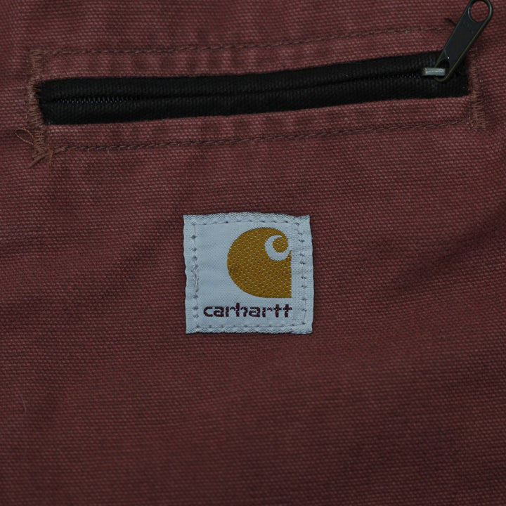Vintage Carhartt WJ097 VRS Detroit Jacket Ladies Large Rose Salmon