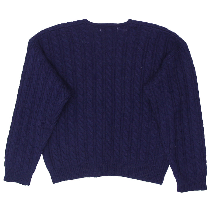 Vintage Robert Scott Ltd 100% Pure Wool Cable Knit Cardigan Sweater Ladies - Fashion Rerun Vintage Migration_Sweaters