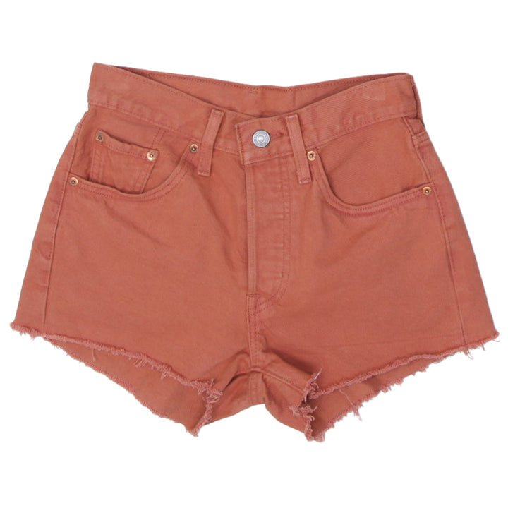 Ladies Levis 501 Button Fly Denim Shorts