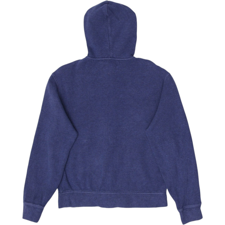 Vintage Mens Polo Ralph Lauren Navy Full Zip Embroidered Hoodie Size M | Migration_Hoodies - Side View | Fashion Rerun